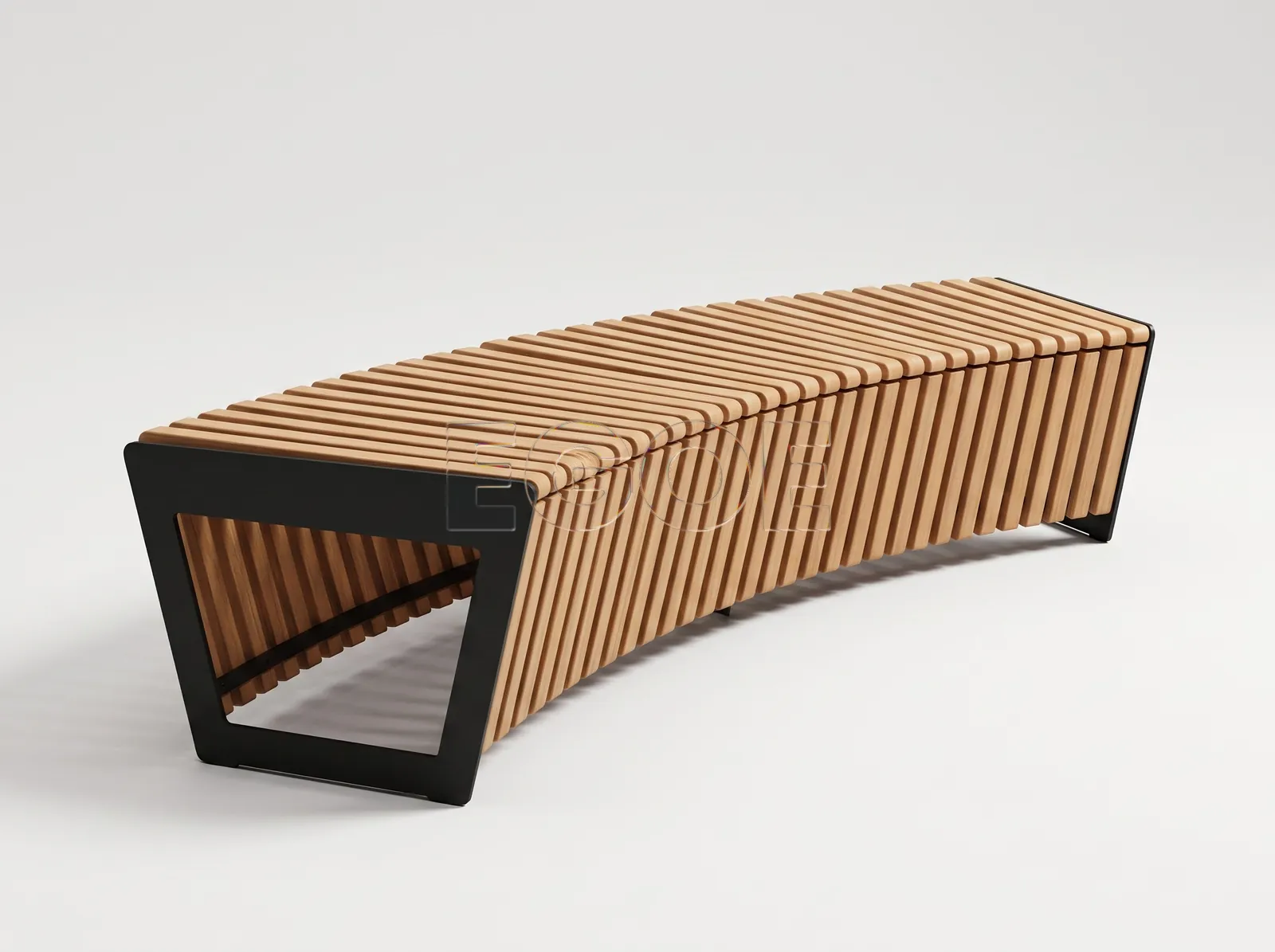 Скамейка A4-2641 Art Déco — сталь, коллекция A