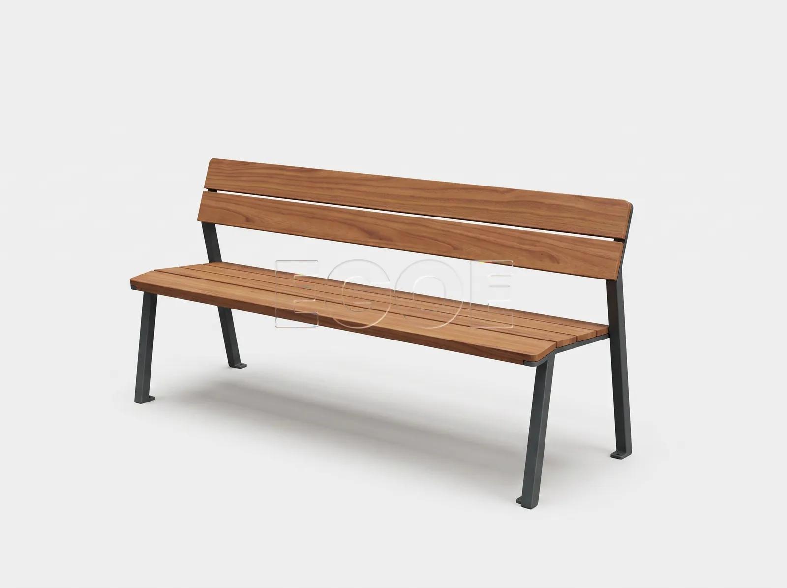 Скамейка E2-151 Art Déco — сталь, коллекция E