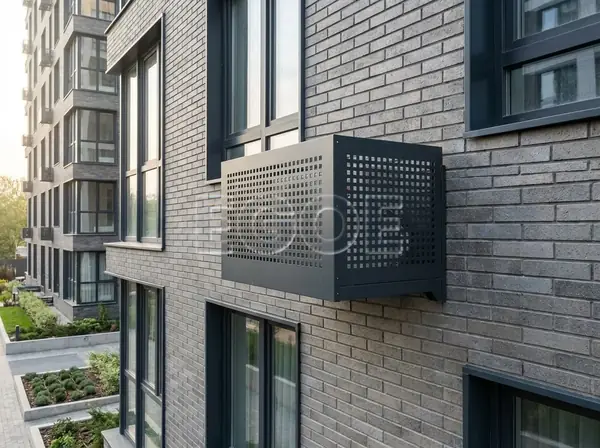 Корзина для кондиционера «Решётка» — Стандарт, артикул STN02 — на фасаде