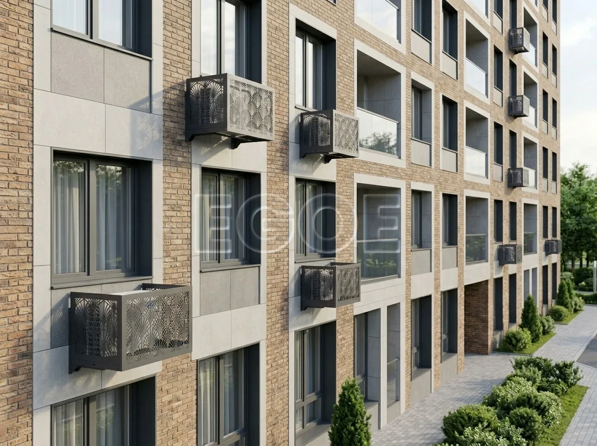 Корзина для кондиционера «Сафари» на объекте